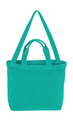 Doppelgriff-Tasche mit Reißverschluss