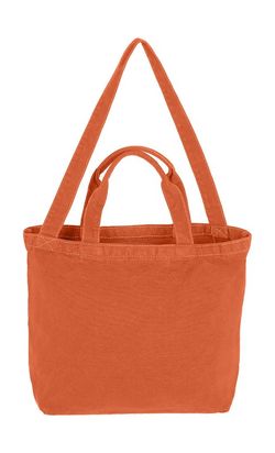 Doppelgriff-Tasche mit Reißverschluss