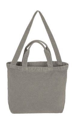 Doppelgriff-Tasche mit Reißverschluss