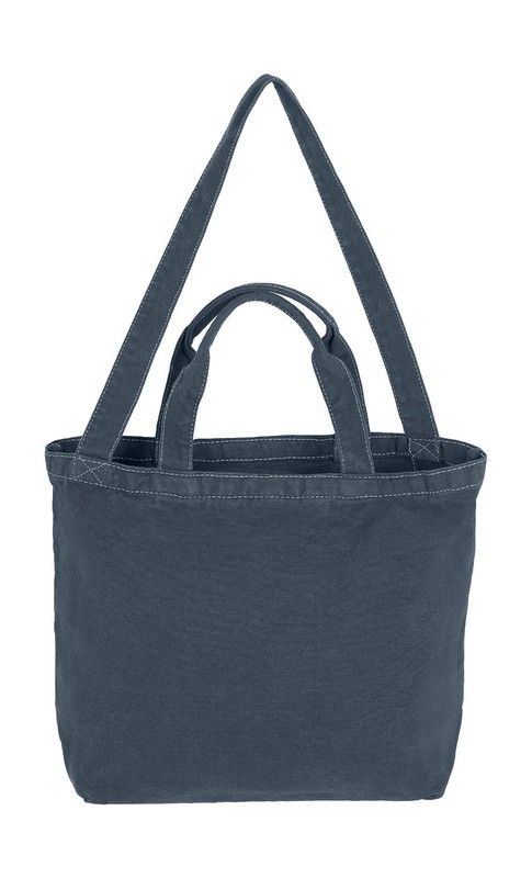 Doppelgriff-Tasche mit Reißverschluss