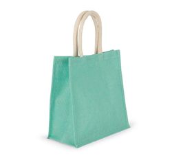 Bolsa estilo tote de tela de yute, modelo grande