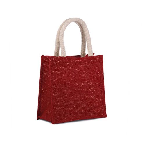 Jutetasche im Cabas-Stil Klein