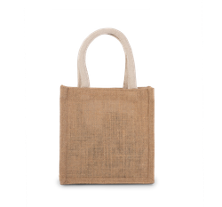 Jutetasche im Cabas-Stil Klein