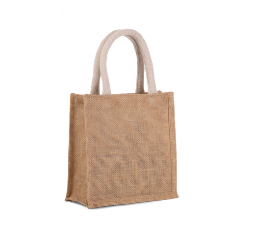 Jutetasche im Cabas-Stil Klein