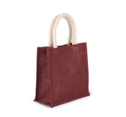 Jutetasche im Cabas-Stil Klein