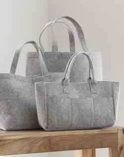 Bolsa grande de fieltro