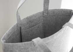 Bolsa grande de fieltro
