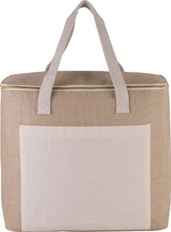 Bolsa isotérmica de yute - modelo grande