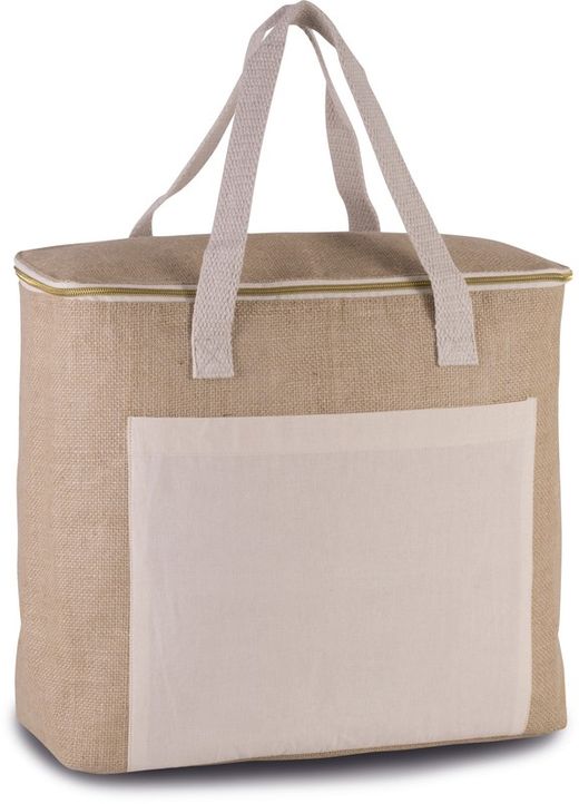 Bolsa isotérmica de yute - modelo grande