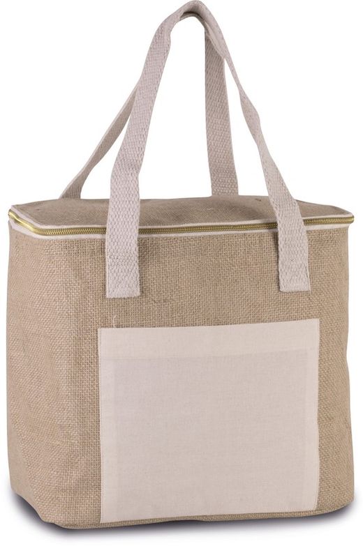 Jute isolierte Tasche - mittleres Modell