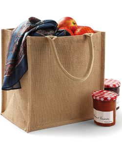 Jute Midi Tasche