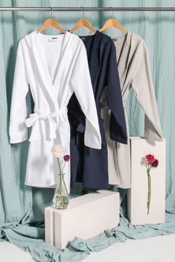 Peignoir de bain à capuche Bio