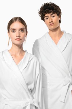 Peignoir de bain à capuche Bio