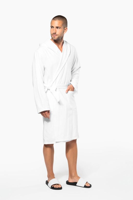 Peignoir de bain à capuche Bio