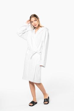 Peignoir de bain à capuche Bio