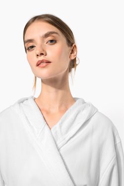 Peignoir de bain à capuche Bio