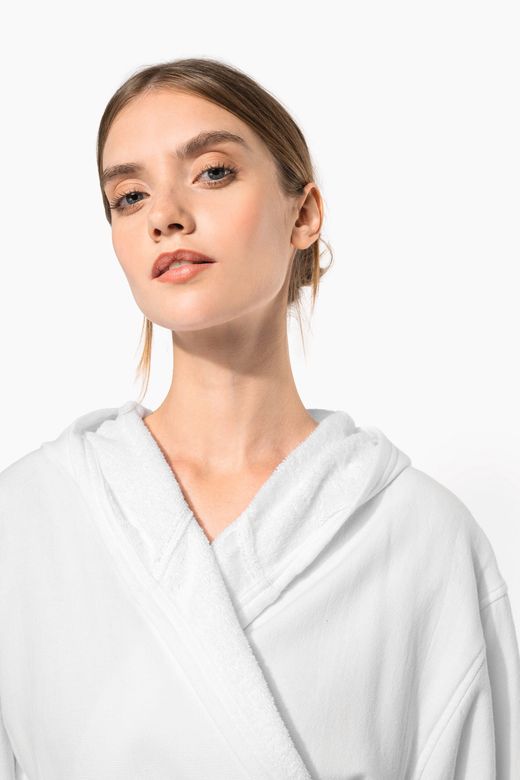 Peignoir de bain à capuche Bio