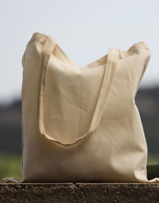 Beliebte Bio-Tasche mit langem Griff