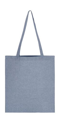 Bolsa reciclada algodón/poliéster asa larga