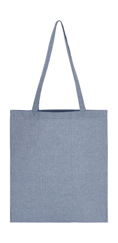 Bolsa reciclada algodón/poliéster asa larga