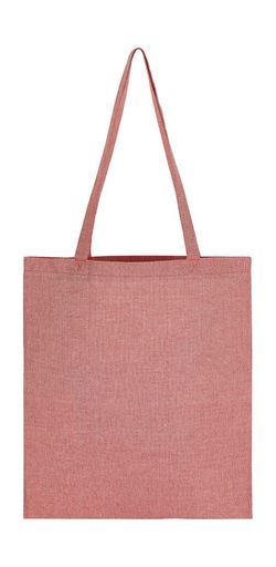 Bolsa reciclada algodón/poliéster asa larga