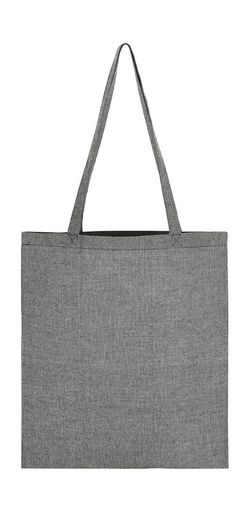 Bolsa reciclada algodón/poliéster asa larga