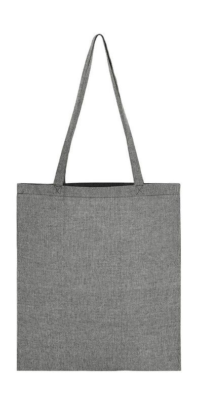 Bolsa reciclada algodón/poliéster asa larga