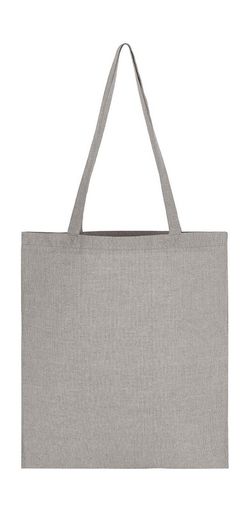 Bolsa reciclada algodón/poliéster asa larga