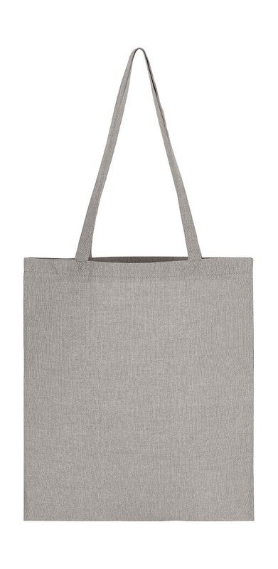 Bolsa reciclada algodón/poliéster asa larga