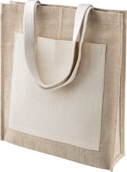 Jute-Einkaufstasche
