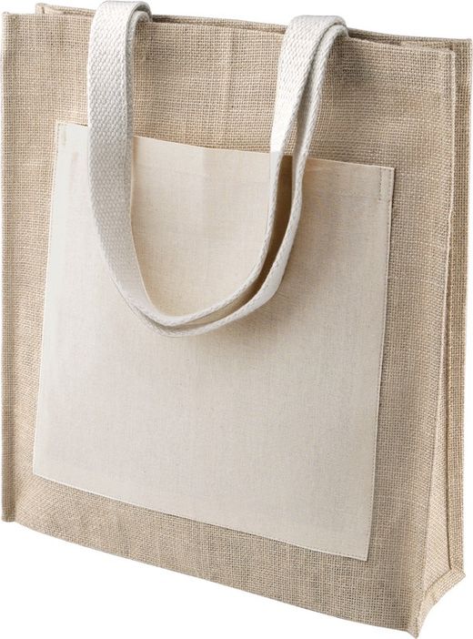 Jute-Einkaufstasche