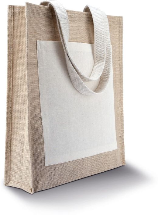 Jute-Einkaufstasche