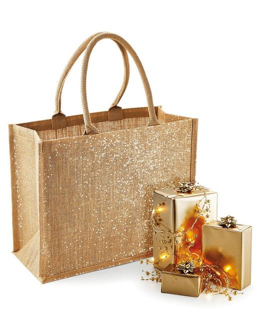 Shimmer jute bag