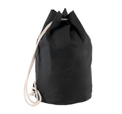 Bolso petate de algodón con cordón