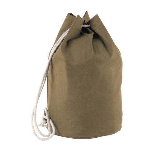 Bolso petate de algodón con cordón