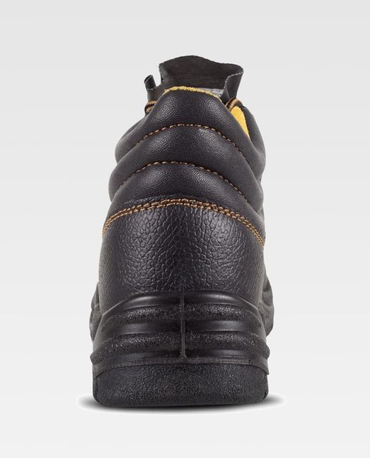 Wasserdichter Lederstiefel mit Schnürsenkeln PU-Sohle mit doppelter Dichte Schwarze Stahlkappe und Innensohle
