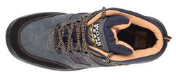 Geteilter Lederstiefel mit Schnürsenkeln Treking-Typ PU-Sohle mit doppelter Dichte Stahlkappe und Innensohle Grau