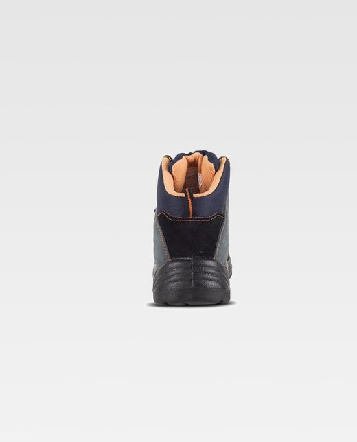 Geteilter Lederstiefel mit Schnürsenkeln Treking-Typ PU-Sohle mit doppelter Dichte Stahlkappe und Innensohle Grau