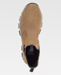 Bota de serraje sin cordones Color Beige+Marron