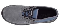 Geteilter Stiefel aus Leder und Segeltuch mit Schnürsenkeln Chiruca Typ PU-Sohle mit doppelter Dichte Stahlkappe und Innensohle Grau