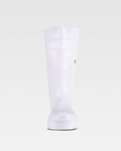 Stiefel aus Weiß, Nitril und PVC, Zehenkappe aus Stahl und Innensohle Weiß