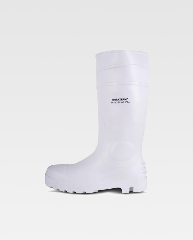 white pvc boots