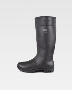 Bota PVC caña alta Negro