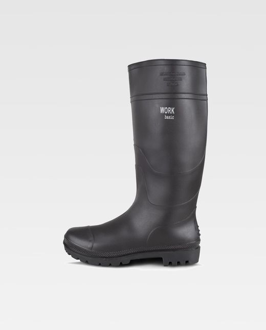 Bota PVC caña alta Negro