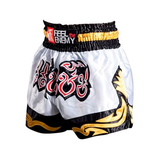 Box Krf Dc Pant Short Thai Champion Blanc/Or
