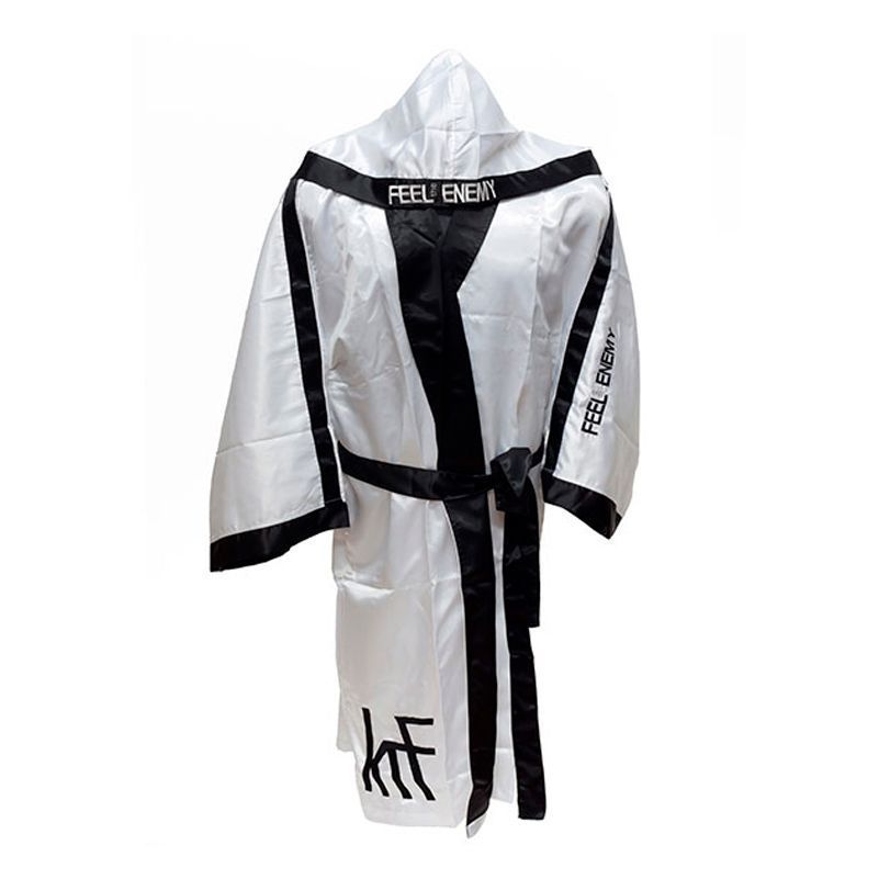 Box Krf Feel The Enemy Bata Competicion Blanca-Negra L