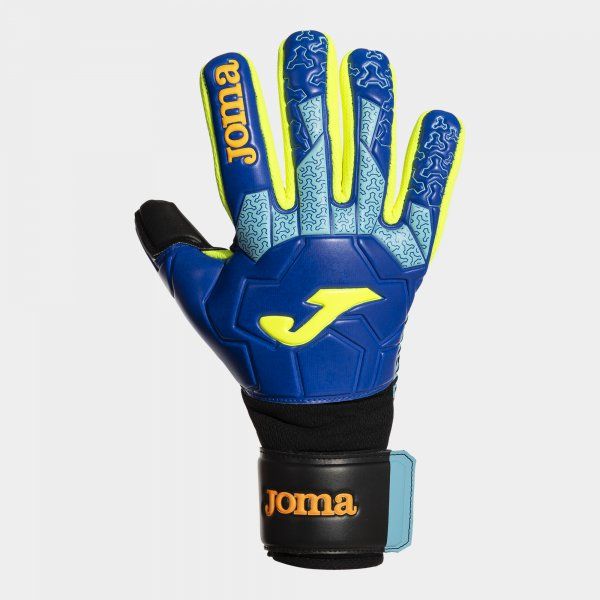 Brave Goalkeeper Gloves Royal Fluor Yellow 10