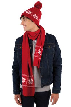 Bufanda de punto motivo Fair Isle