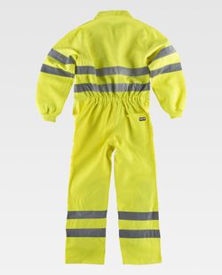 Buzo alta visibilidad con cintas reflectantes Amarillo