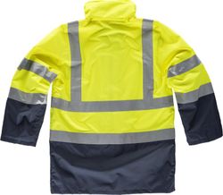 Buzo Canesú combinado Gris / Naranja